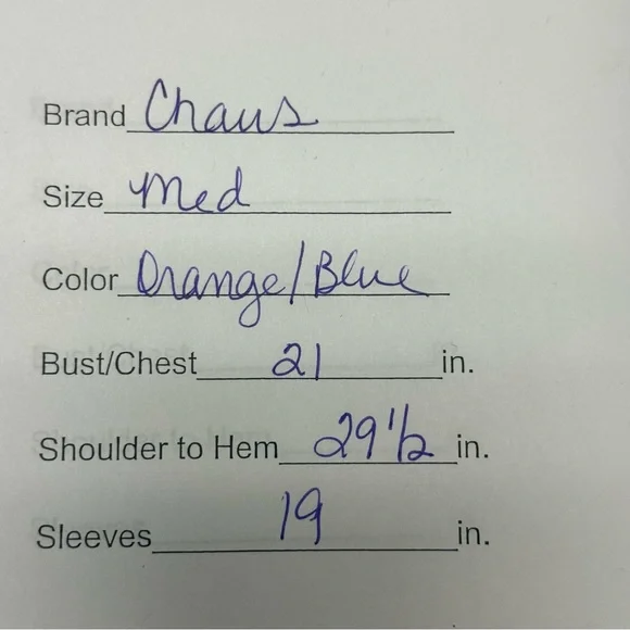 Chaus New York Women’s Multicolor Stripe Button-Down Blouse – Size M - Picture 8 of 8